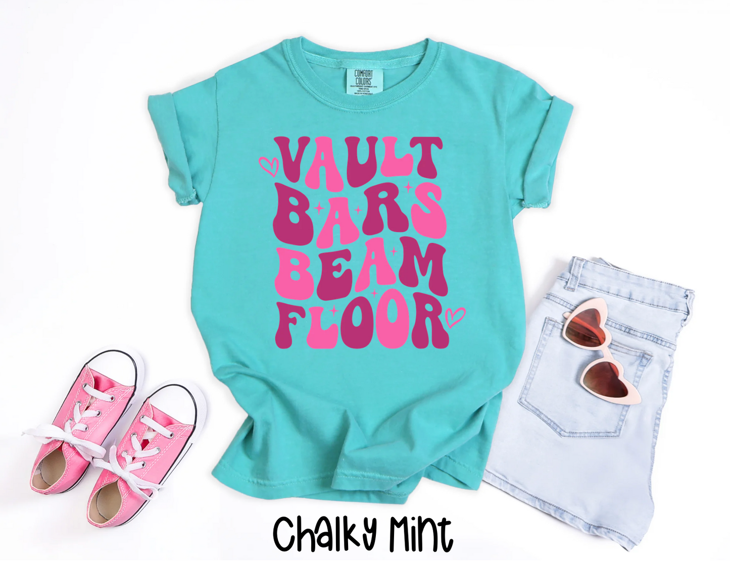 Retro Gymnastics - Vault Bars Beam Floor