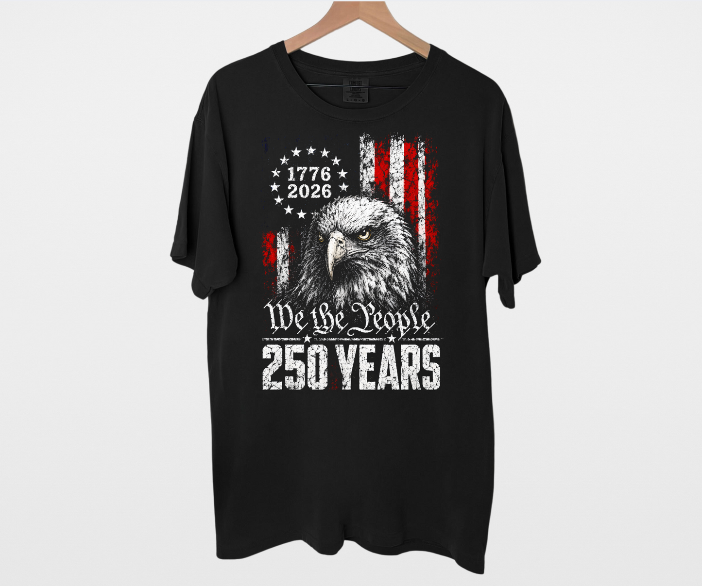 America 250 Years Patriotic Eagle Tee