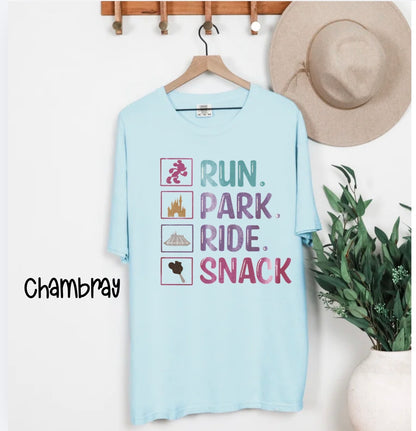 Run Park Ride Snack