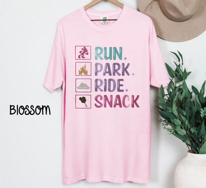 Run Park Ride Snack