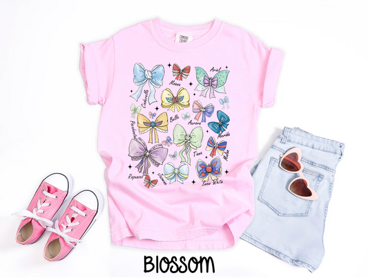 Princess Inspired Bow Collection Tee