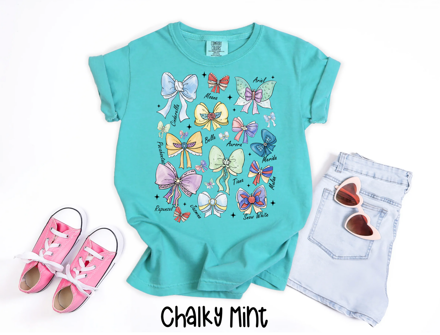 Princess Inspired Bow Collection Tee