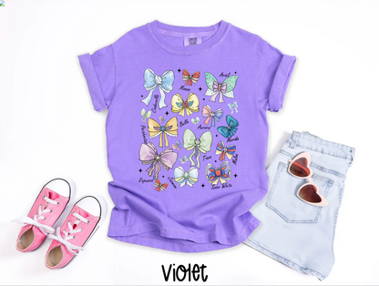 Princess Inspired Bow Collection Tee