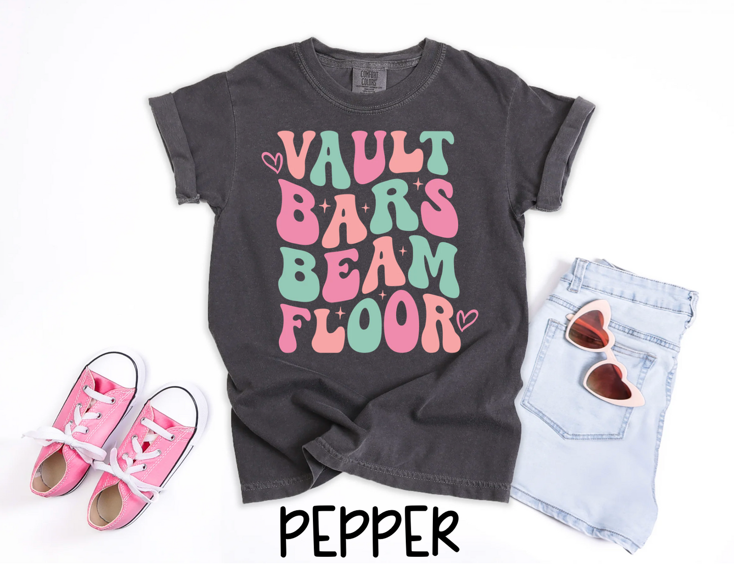 Retro Gymnastics - Vault Bars Beam Floor