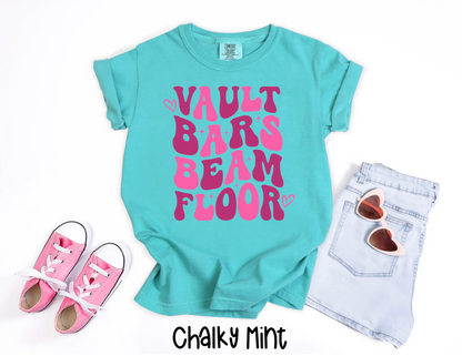 Retro Gymnastics - Vault Bars Beam Floor