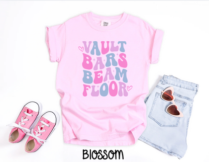 Retro Gymnastics - Vault Bars Beam Floor
