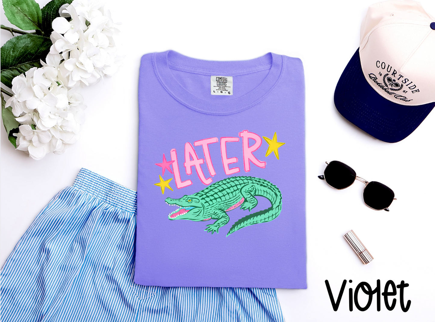 Later Alligator & After While Crocodile Retro Tee