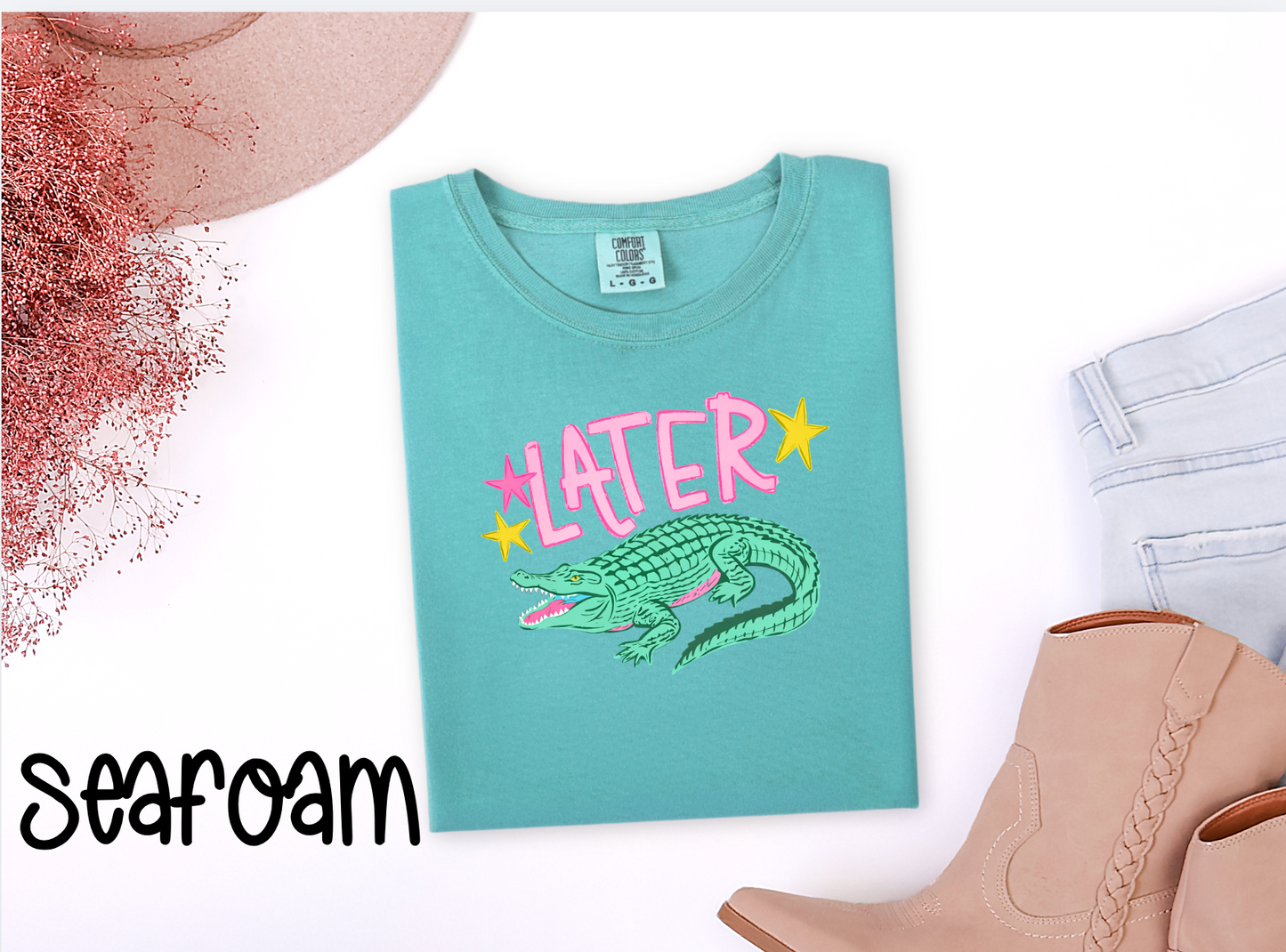 Later Alligator & After While Crocodile Retro Tee