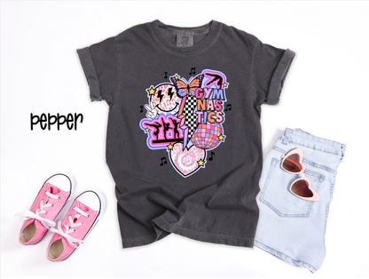 Retro Gymnastics Collage Tee
