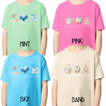 Little Beach Babe & Little Beach Bum Summer Tee
